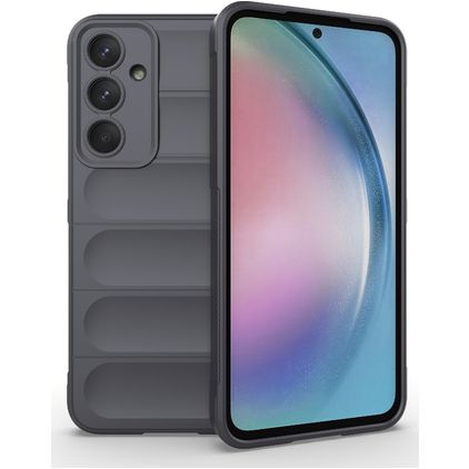Mobigear Bumpy Samsung Galaxy A55 TPU souple Coque arrière - Gris