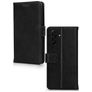 Mobilize Wallet Housse Samsung Galaxy A26 Etui en Cuir Véritable Porte-Monnaie - Noir
