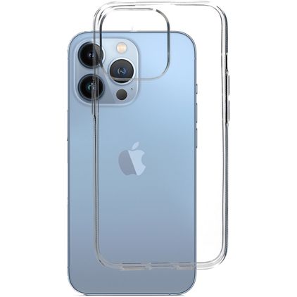 Mobiparts Classic Transparent iPhone 13 Pro TPU souple Coque arrière - Transparent