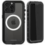 Mobilize Waterproof iPhone 15 Pro Max Étanche MagSafe Plastique rigide Coque arrière - Noir