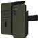 Mobiparts Samsung Galaxy A15 Coque Cuir véritable Étui 2en1 avec coque amovible Portefeuille - Vert