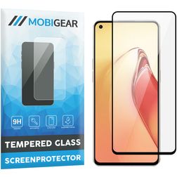 Mobigear Premium OPPO Reno 8 Pro Verre trempé Protection d'écran - Compatible Coque - Noir