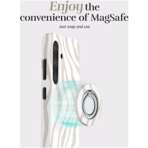 MIO Holder MagSafe Bague téléphone - Sandy Zebra Universel