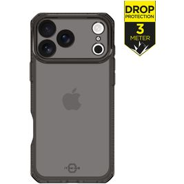 ITSKINS Level 2 SpectrumClear R Coque iPhone 17 Pro Max Coque arrière en TPU Souple Anti-Chocs - Smoke