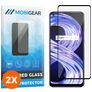 Mobigear Premium Realme 8 Verre trempé Protection d'écran - Compatible Coque - Noir (Lot de 2)