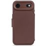 Decoded Detachable Wallet Housse iPhone Air MagSafe Etui avec Coque Détachable en Cuir Véritable Porte-Monnaie - Chocolate Brown