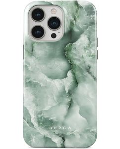 Burga Tough iPhone 15 Pro Max Plastique rigide Coque arrière Antichoc - Pistachio Cheesecake
