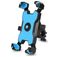 Mobigear PushHold Support Vélo Guidon Pince Universel - Bleu