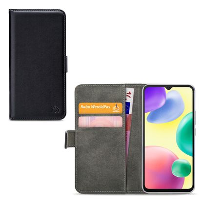 Mobilize Classic Gelly Wallet Housse Xiaomi Redmi 10A Etui Porte-Monnaie - Noir