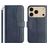 Mobigear S Line Housse iPhone 17 Pro Max Etui Porte-Monnaie - Bleu Marin