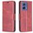 Mobigear Excellent Housse Motorola Moto G85 Etui Porte-Monnaie - Rouge