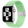 Mobigear Braided Bracelet Nylon Apple Watch Fermeture à pince - 42/41/40/38 mm - Citron vert