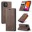 Caseme 013 Housse iPhone 12 Mini Etui Porte-Monnaie - Marron
