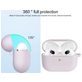 Mobigear Classic Coque Apple AirPods 3 Coque en Silicone Souple - Violet