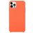 Mobigear Rubber Touch Coque iPhone 15 Pro Coque arrière en Silicone - Orange