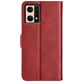 Mobigear Slim Magnet Housse OPPO Reno 7 4G Etui Porte-Monnaie - Rouge