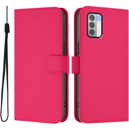Mobigear Urban Wallet Housse Nokia G42 Etui Porte-Monnaie - Rouge