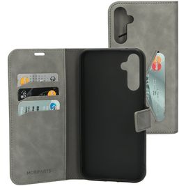 Mobiparts Classic Wallet Housse Samsung Galaxy A34 Etui Porte-Monnaie - Granite Grey