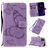 Mobigear Butterfly Housse iPhone 11 Etui Porte-Monnaie - Violet