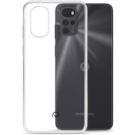 Mobilize Gelly Coque Transparente Motorola Moto G22 Coque arrière en TPU Souple - Transparent