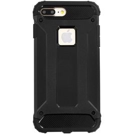 Mobiparts Rugged Shield Coque iPhone 7 Plus Coque arrière Rigide Anti-Chocs - Noir