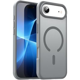 Mobigear Shockproof Coque iPhone Air MagSafe Coque arrière Rigide - Gris