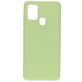 Mobiparts Coque Samsung Galaxy A21s Coque arrière en Silicone - Pistache Green