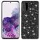 Mobigear Glitter Samsung Galaxy S20 Plastique rigide Coque arrière - Noir