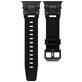Mobigear Explorer Bracelet Silicone Apple Watch Fermeture boucle ardillon - 49/46/45/44 mm - Noir