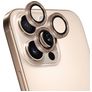 Mobiparts Camera Lens iPhone 16 Pro Aluminum Protection Objectif Caméra - Compatible Coque - Rose doré