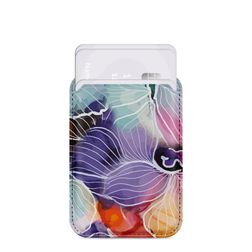 MIO - Porte Cartes en - 3 Cartes - Compatible MagSafe - Flowers