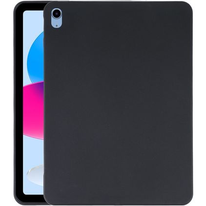 Mobigear Basics Coque iPad 11 (2025) Mince Coque arrière en en TPU Souple - Noir
