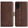Mobigear Slim Magnet Housse OPPO Reno 8T 5G Etui Porte-Monnaie - Marron