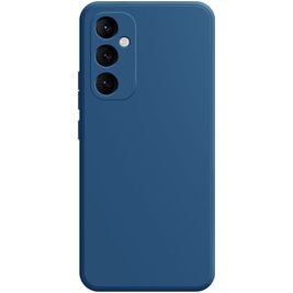 Mobigear Colors Coque Samsung Galaxy A35 Coque arrière en Silicone - Bleu