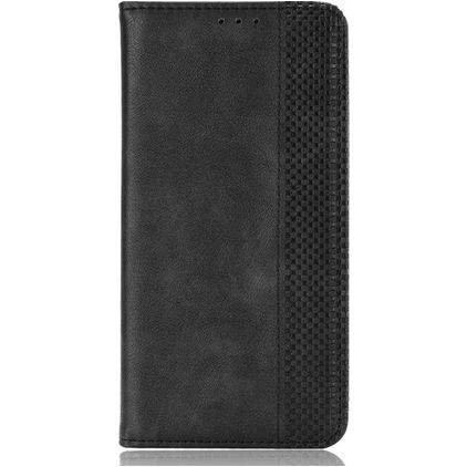 Mobigear Sensation Housse Motorola Moto E22 Etui Porte-Monnaie - Noir