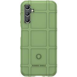 Mobigear Rugged Shield Samsung Galaxy A24 TPU souple Coque arrière Antichoc - Vert