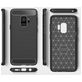 Mobigear Brushed Slim Coque Samsung Galaxy S9 Coque arrière en TPU Souple - Bleu