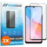 Mobigear Premium Vivo Y21s Verre trempé Protection d'écran - Compatible Coque - Noir (Lot de 2)