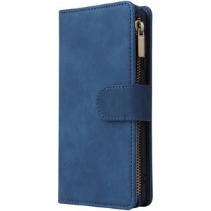 Mobigear Zipper Samsung Galaxy A41 Étui Portefeuille - Bleu
