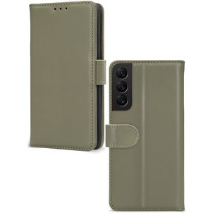 Mobilize Premium Gelly Wallet Housse Samsung Galaxy S22 Etui Porte-Monnaie - Vert