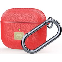 Mobigear Luxury Coque Apple AirPods 3 Coque en Silicone Souple - Rouge