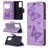 Mobigear Butterfly Housse Huawei P40 Etui Porte-Monnaie - Violet