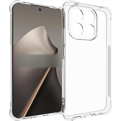 Mobigear Cushion Coque Xiaomi 15T Coque arrière en TPU Souple - Noir