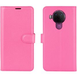 Mobigear Classic Housse Nokia 5.4 Etui Porte-Monnaie - Magenta