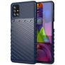 Mobigear Groove Coque Samsung Galaxy M51 Coque arrière en TPU Souple - Bleu