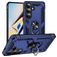 Mobigear Armor ring Coque Samsung Galaxy S26 Coque arrière Rigide Anti-Chocs avec Anneau-Support - Bleu