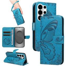 Mobigear Butterfly Housse Samsung Galaxy S26 Ultra Etui Porte-Monnaie - Bleu