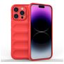 Mobigear Bumpy Coque iPhone 15 Pro Max Coque arrière en TPU Souple - Rouge