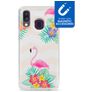 My Style Magneta Samsung Galaxy A40 TPU souple Coque arrière - Flamingo