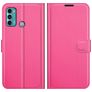 Mobigear Classic Housse Motorola Moto G60 Etui Porte-Monnaie - Magenta